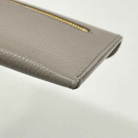 Prada Envelope Bi fold Long Wallet Gray - Picture 10 of 13